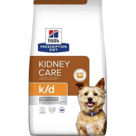 Hill's Prescription Diet Canine Kidney Care k/d Original sausas maistas šunims, sergantiems inkstų ligomis, 4 kg Hill's - 1