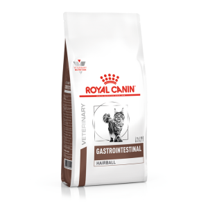 Royal Canin Veterinary Gastrointestinal Hairball kuivtoit karvapallidest tingitud seedeprobleemidega kassidele, 0,4 kg Royal Can