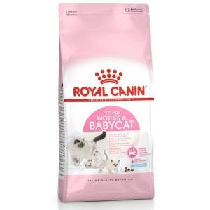 Royal Canin Mother and Babycat sausas maistas vaikingoms ir maitinančioms katėms ir kačiukams nuo 1 iki 4 mėnesių amžiaus, 0,4 k