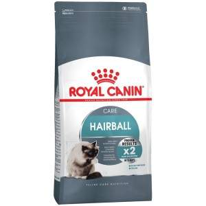 Royal Canin Hairball Care sausā barība pieaugušiem kaķiem, lai palīdzētu novērst norītu apmatojuma bumbiņu veidošanos, 0,4 kg Ro
