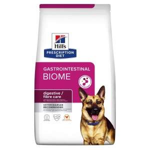 Hill's Prescription Diet Gastrointestinal Biome Digestive and Fibre Care sausā barība suņiem, lai nodrošinātu zarnu veselību, 10