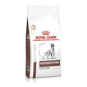 Royal Canin Veterinary Gastrointestinal High Fibre sausā barība suņiem, kas cieš no akūtas vai hroniskas caurejas, 2 kg Royal Ca