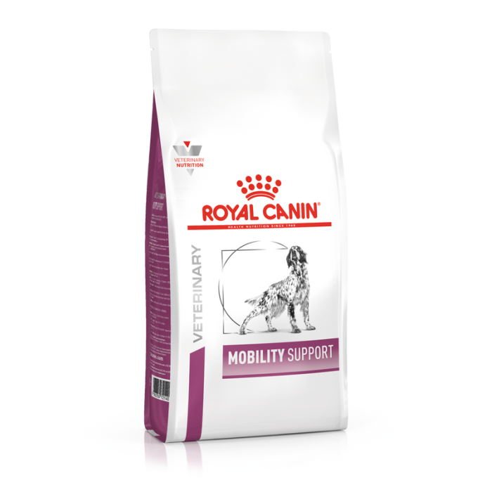 Royal Canin Veterinary Mobility Support sausas maistas šunims, skirtas sąnarių sveikatos ir optimalaus judrumo palaikymui, 2 kg 
