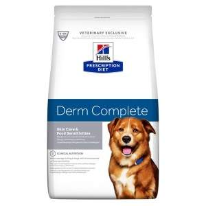 Hill's Prescription Diet Derm Complete kuiv koeratoit, mis aitab toime tulla keskkonna- ja toiduallergiatega, 12 kg Hill's - 1