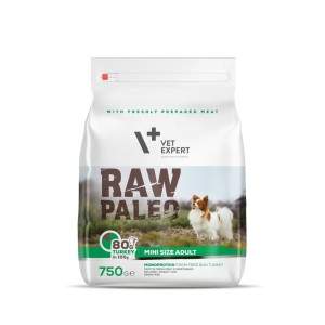 Raw Paleo sausas, begrūdis maistas mažų veislių šunims Adult Mini su kalakutiena Raw Paleo - 4