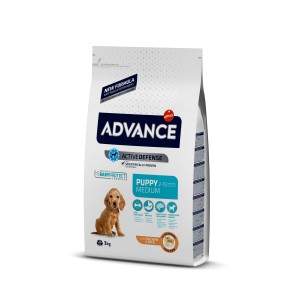 Advance Puppy Medium sausā barība vidējo šķirņu kucēniem, 3 kg Advance - 1