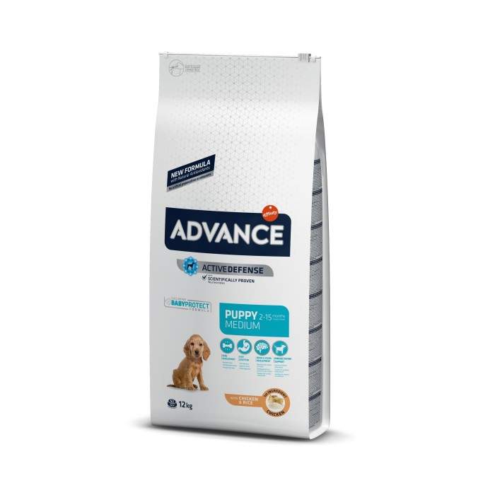 Advance Puppy Medium sausas maistas vidutinių veislių šuniukams, 12 kg Advance - 1