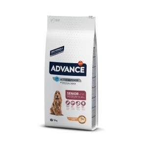 Advance Medium Senior sausā barība vidējas šķirnes, vecākiem suņiem, 12 kg Advance - 1