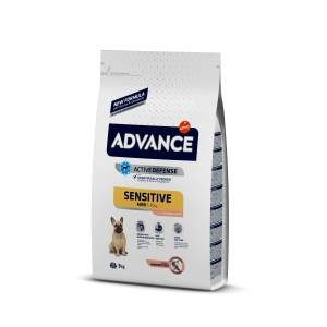 Advance Mini Sensitive sausas maistas virškinimo ir odos problemų turintiems šunims, 3 kg Advance - 1