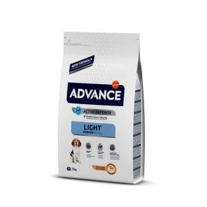 Advance Medium Light sausas maistas vidutinių veislių šunims, linkusiems priaugti svorio, 3 kg Advance - 1
