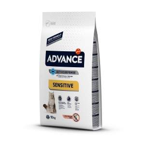 Advance Adult Sensitive сухой корм для кошек с чувствительным кишечником, 10 кг Advance - 1