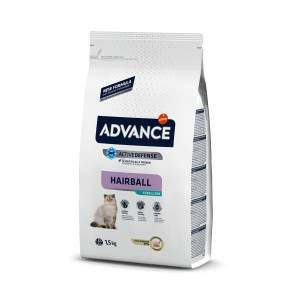 Advance Sterilized Hairball sausas maistas sterilizuotoms katėms nuo plaukų gumuliukų susidarymo, 1.5 kg Advance - 1