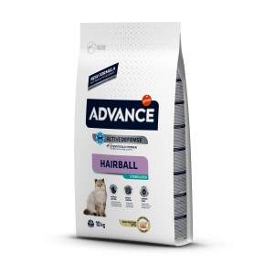 Advance Sterilized Hairball sausas maistas sterilizuotoms katėms nuo plaukų gumuliukų susidarymo, 10 kg Advance - 1