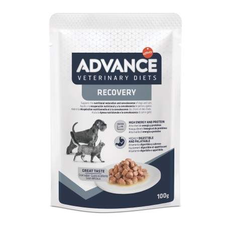 Advance Veterinary Diets Recovery влажный корм для собак и кошек для более быстрого выздоровления после болезней, 100 г Advance 