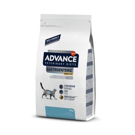 Advance Veterinary Diets Gastroenteric Sensitive sausas maistas katėms, turinčioms jautrų virškinamąjį traktą, 1,5 kg Advance - 
