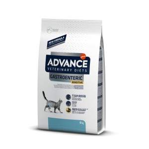 Advance Veterinary Diets Gastroenteric Sensitive sausas maistas katėms, turinčioms jautrų virškinamąjį traktą, 8 kg Advance - 1
