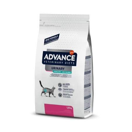 Advance Veterinary Diets Urinary Sterilized Low Calorie sausas maistas katėms, sergančioms šlapimo takų ligomis, 1,25 kg Advance