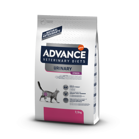 Advance Veterinary Diets Urinary Stress sausas maistas katėms, sergančioms šlapimo takų ligomis, 7,5 kg Advance - 1