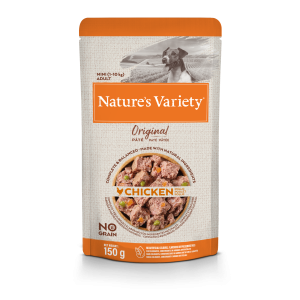 Nature's Variety Mini Adult Chicken begrūdis, drėgnas maistas mažų veislių šunims, 150 g Nature's Variety - 1