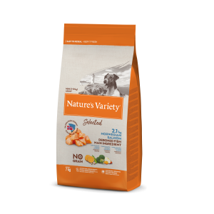 Nature's Variety Selected Mini Adult Salmon grain-free, dry food for small breed dogs, 7 Kg Nature's Variety - 1