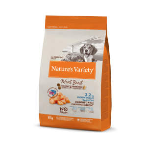 Nature's Variety Meat Boost Adult Norwegian Salmon grain-free, dry dog food, 10 kg Nature's Variety - 1