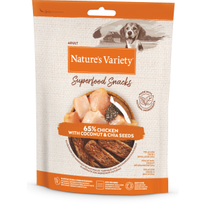 Nature's Variety Superfood Snacks Chicken skanėstai šunims, 85 g Nature's Variety - 1