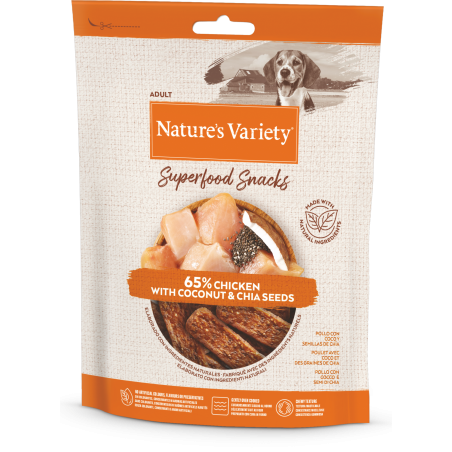Nature's Variety Superfood Snacks Chicken dog treats, 85 g Nature's Variety - 1