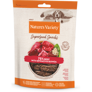 Nature's Variety Superfood Snacks Beef dog treats, 85 g Nature's Variety - 1