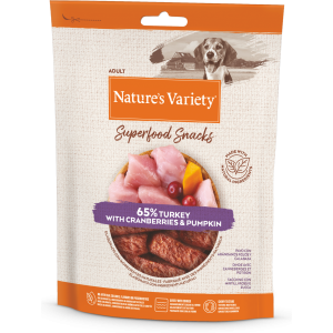 Nature's Variety Superfood Snacks Turkey лакомства для собак, 85 g Nature's Variety - 1