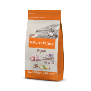 Nature's Variety Original Sterilized Turkey teraviljavaba kuivtoit steriliseeritud kassidele, 1,25 Kg Nature's Variety - 1