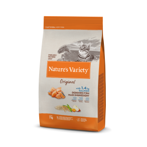 Nature's Variety Original Sterilized Salmon kuivtoit steriliseeritud kassidele, 7 kg Nature's Variety - 1