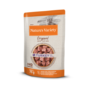 Nature's Variety Adult Turkey беззерновой, влажный корм для кошек, 70 g Nature's Variety - 1