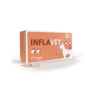 Pharmadiet Inflavet supplements for dogs and cats to strengthen immunity, in cases of chronic inflammation, 60 tablets Pharmadie