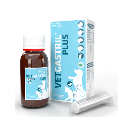 Pharmadiet Vet Gastril Gel добавка для защиты слизистой оболочки пищеварительного тракта животных, 50 мл Pharmadiet S.A. OPKO - 