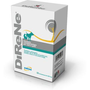 DRN Direne добавки для защиты почек у кошек и собак, 32 таблетки DRN S.R.L. - 1