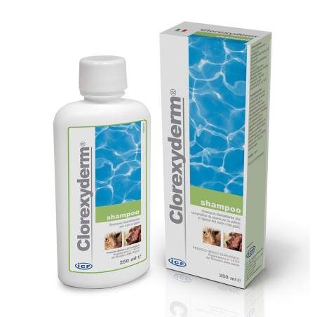 I.C.F. Clorexyderm Shampoo 4% disinfecting shampoo, 250 ml I.C.F. S.R.L. - 1