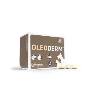 Pharmadiet Oleoderm supplements that reduce the clinical signs of skin hypersensitivity, 60 tablets Pharmadiet S.A. OPKO - 1