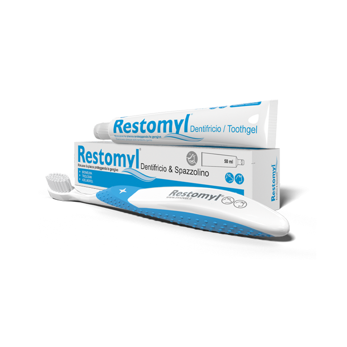 Innovet Restomyl hambapasta koertele koos hambaharjaga, 50 ml Innovet S.r.l. - 1
