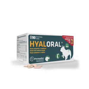 Pharmadiet Hyaloral Medium добавки для собак, улучшающие работу суставов, 90 таблеток Pharmadiet S.A. OPKO - 1