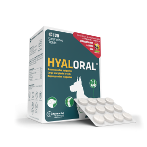 Pharmadiet Hyaloral Giant  добавки для собак, улучшающие работу суставов, 120 таблеток Pharmadiet S.A. OPKO - 1