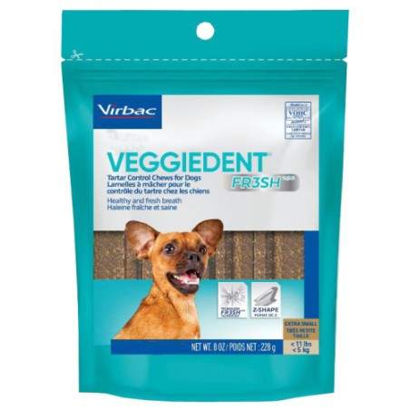 Virbac Veggiedent Fresh Bite XS maiused koertele kaaluga kuni 5 kg, 15 tk. Virbac S.A. - 1