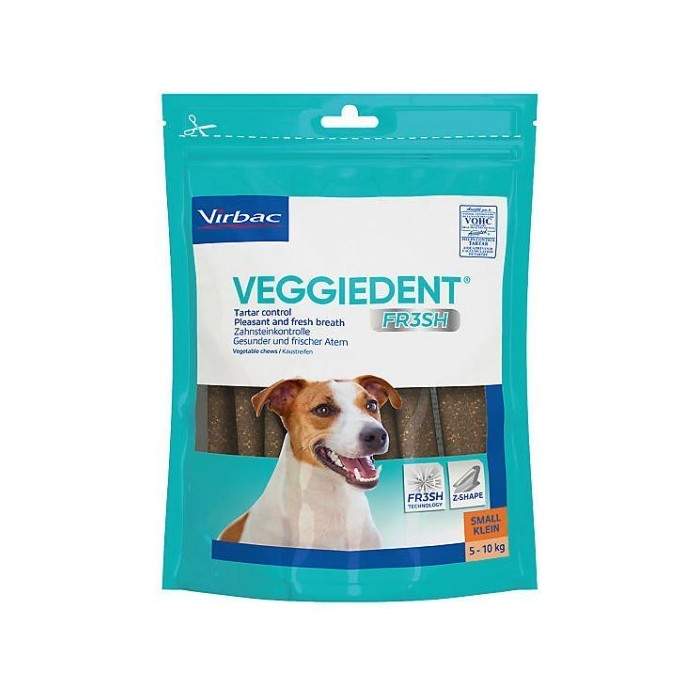 Virbac Veggiedent Fresh Bite S treats for dogs 5-10 kg, 15 pcs. Virbac S.A. - 1
