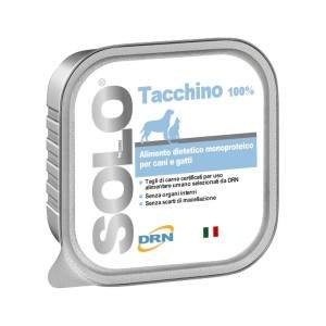 DRN Solo Tacchino monoproteininis drėgnas maistas šunims ir katėms su kalakutiena, 100 g DRN S.R.L. - 1