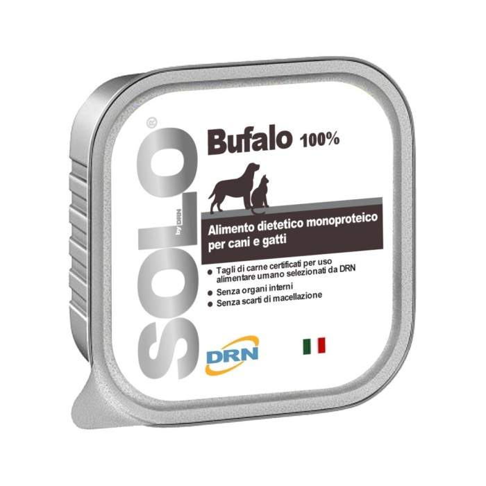 DRN Solo Bufalo монопротеиновый влажный корм для собак и кошек с мясо буйвола, 300 g DRN S.R.L. - 1