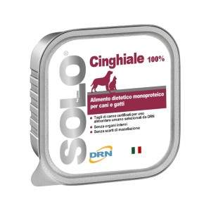 DRN Solo Cinghiale monoproteininis drėgnas maistas šunims ir katėms su šerniena, 100 g DRN S.R.L. - 1