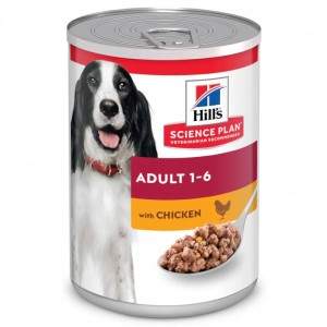 Hill's Sience Plan Adult Chicken drėgnas maistas šunims su vištiena, 370 g Hill's - 1