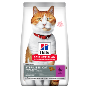 Hill's Science Plan Sterilised Cat Adult sausas maistas sterilizuotoms katėms, 1,5 kg Hill's - 1