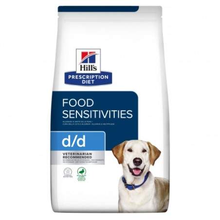Hill's Prescription Diet Canine Food Sensitivities D/D Duck and Rice dry food for sensitive dogs, 1,5 kg Hill's - 1
